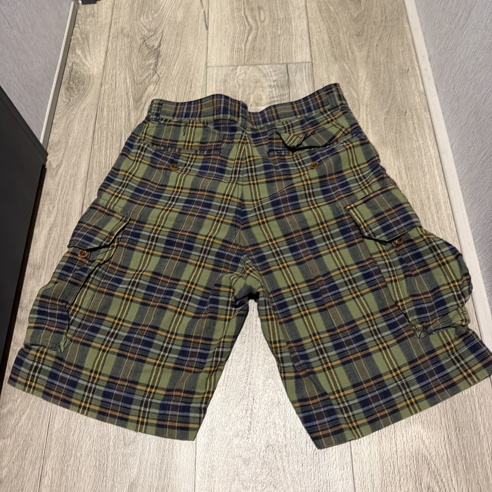 Polo Ralph Lauren Cargo Shorts Men Multicolor 32 Plaid Cotton Utility Outdoor - Picture 5 of 8